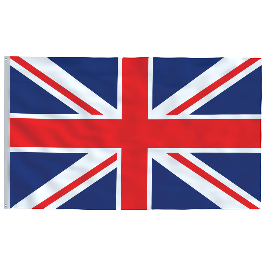 Asta e Bandiera Regno Unito 5,55 m Alluminio - homemem39