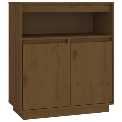 Credenza Miele 70x34x80 cm in Legno Massello di Pino - homemem39