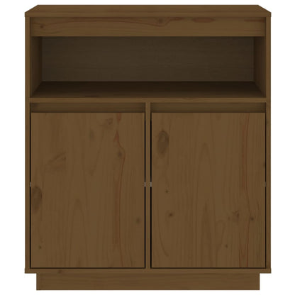 Credenza Miele 70x34x80 cm in Legno Massello di Pino - homemem39