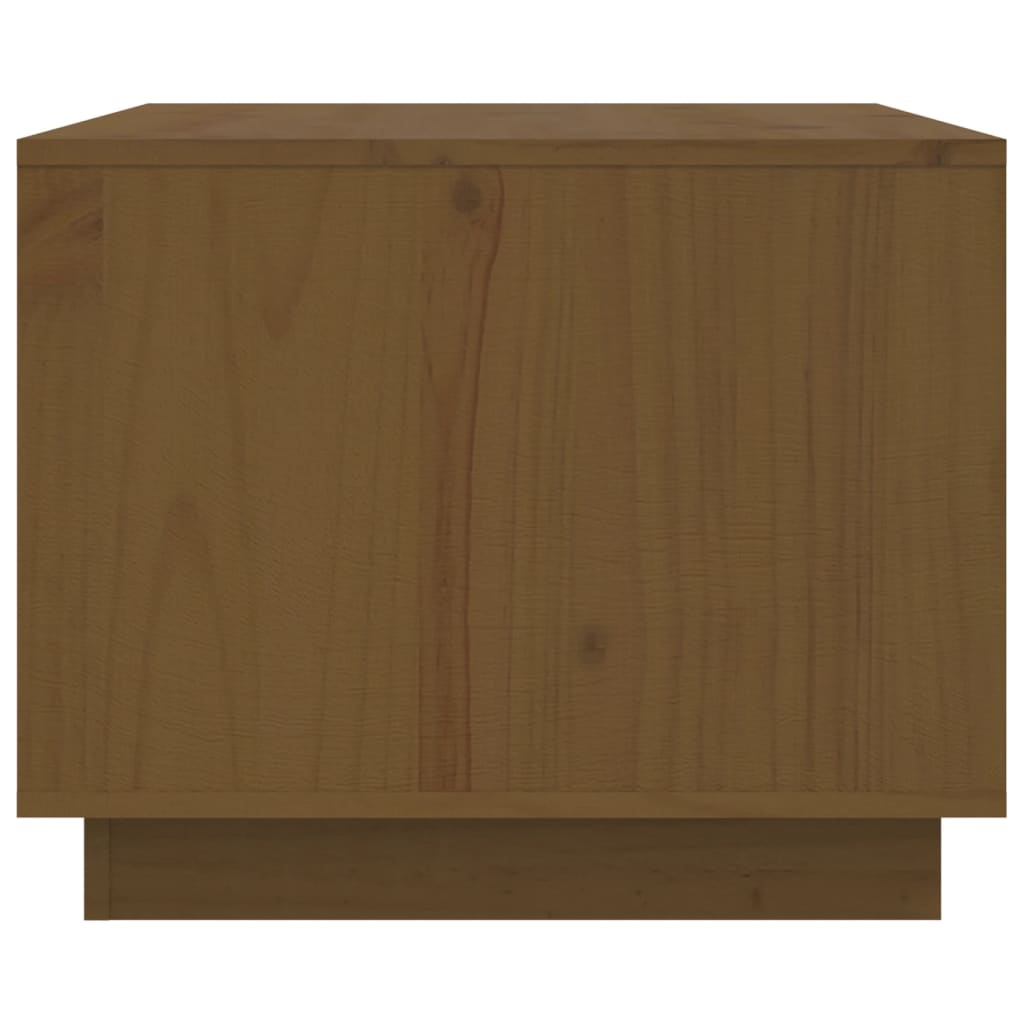 Tavolino da Salotto Miele 80x50x40 cm Legno Massello di Pino - homemem39