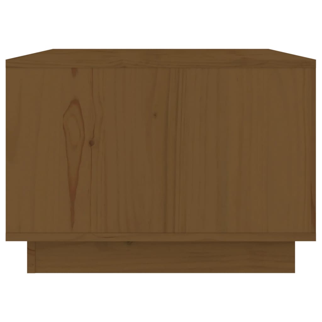 Tavolino da Salotto Miele 80x50x35 cm Legno Massello di Pino - homemem39