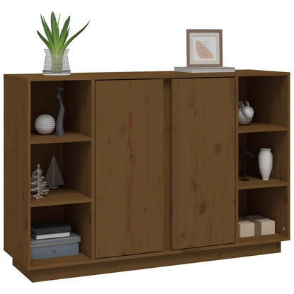 Credenza Miele 120x35x80 cm in Legno Massello di Pino - homemem39