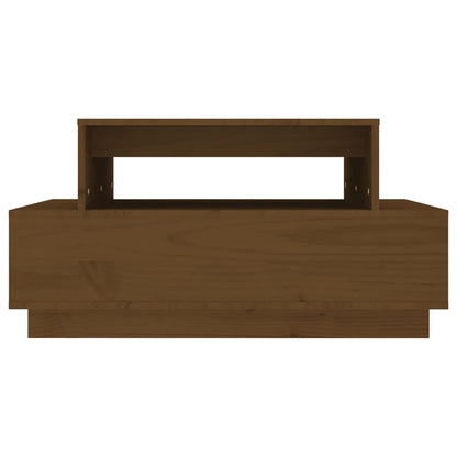 Tavolino da Salotto Miele 80x55x40,5 cm Legno Massello di Pino - homemem39