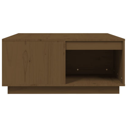 Tavolino da Salotto Miele 80x81x36,5 cm Legno Massello di Pino - homemem39