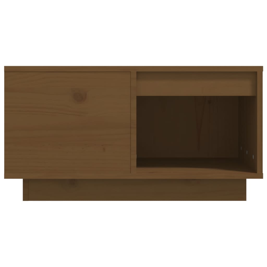 Tavolino da Salotto Miele 60x61x32,5 cm Legno Massello di Pino - homemem39