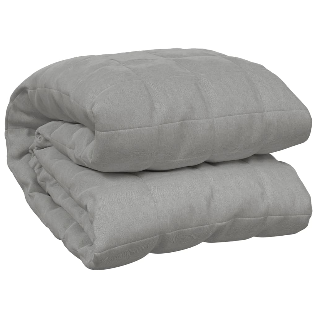 Coperta Ponderata Grigia 200x200 cm 9 kg Tessuto - homemem39