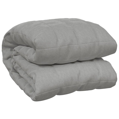 Coperta Ponderata Grigia 200x200 cm 9 kg Tessuto - homemem39