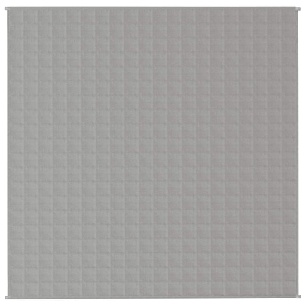 Coperta Ponderata Grigia 200x200 cm 9 kg Tessuto - homemem39