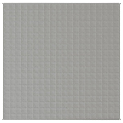 Coperta Ponderata Grigia 200x200 cm 9 kg Tessuto - homemem39