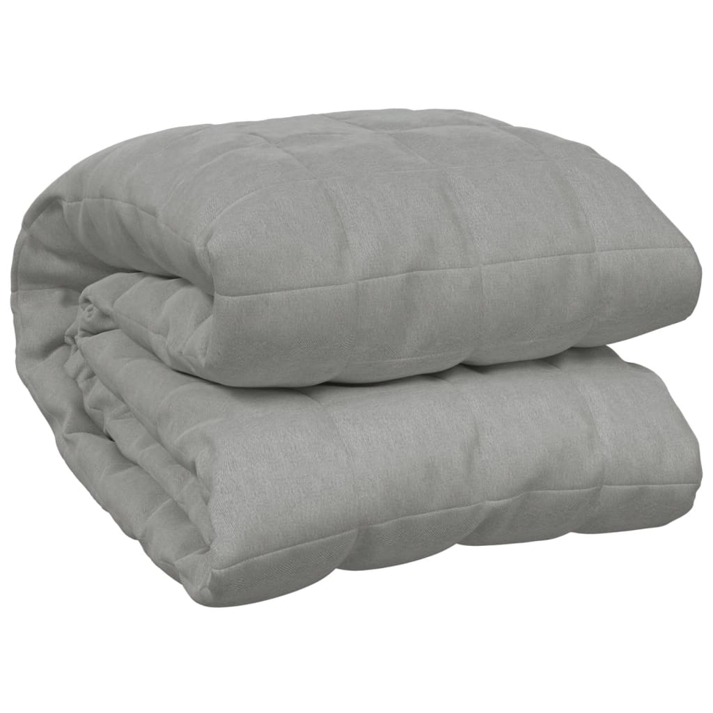 Coperta Ponderata Grigia 200x200 cm 13 kg Tessuto - homemem39