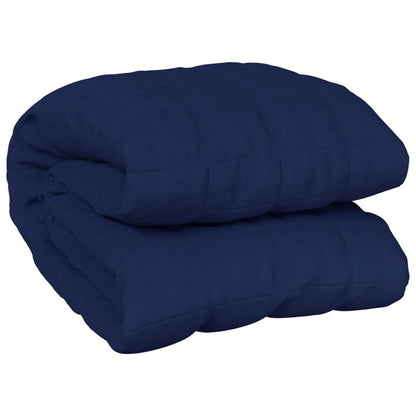 Coperta Ponderata Blu 138x200 cm 6 kg Tessuto - homemem39