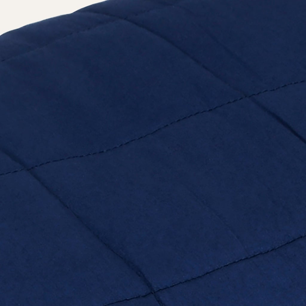 Coperta Ponderata Blu 138x200 cm 6 kg Tessuto - homemem39