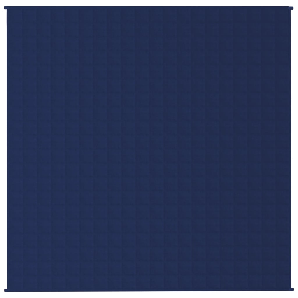 Coperta Ponderata Blu 200x200 cm 13 kg Tessuto - homemem39