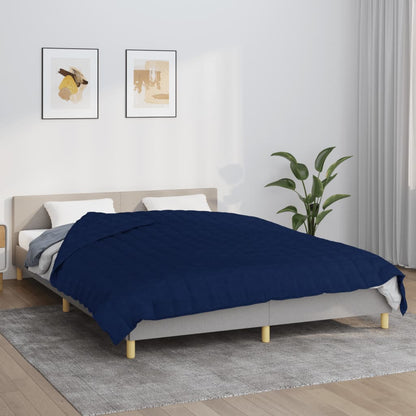 Coperta Ponderata Blu 200x225 cm 9 kg Tessuto - homemem39