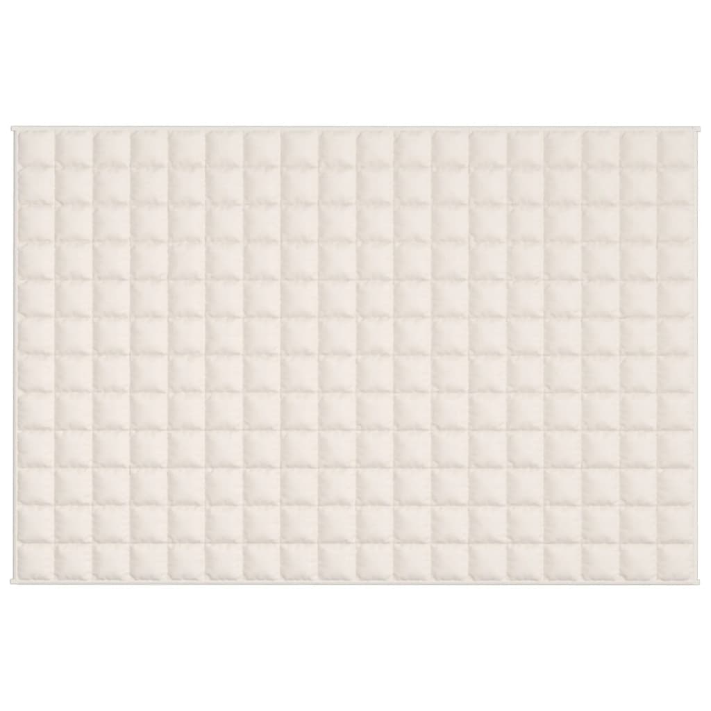 Coperta Ponderata Crema Chiaro 120x180 cm 5 kg Tessuto - homemem39