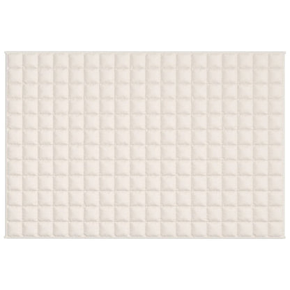 Coperta Ponderata Crema Chiaro 120x180 cm 5 kg Tessuto - homemem39