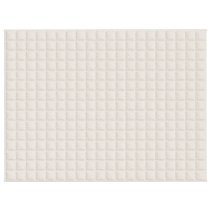 Coperta Ponderata Crema Chiaro 150x200 cm 11 kg Tessuto - homemem39