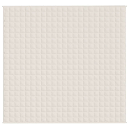 Coperta Ponderata Crema Chiaro 220x235 cm 15 kg Tessuto - homemem39