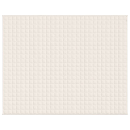 Coperta Ponderata Crema Chiaro 235x290 cm 15 kg Tessuto - homemem39