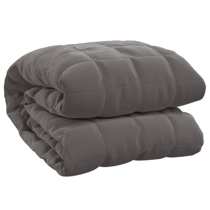 Coperta Ponderata Grigia 220x235 cm 11 kg Tessuto - homemem39