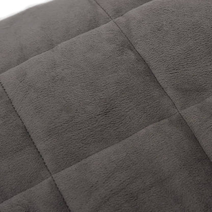 Coperta Ponderata Grigia 220x260 cm 15 kg Tessuto - homemem39