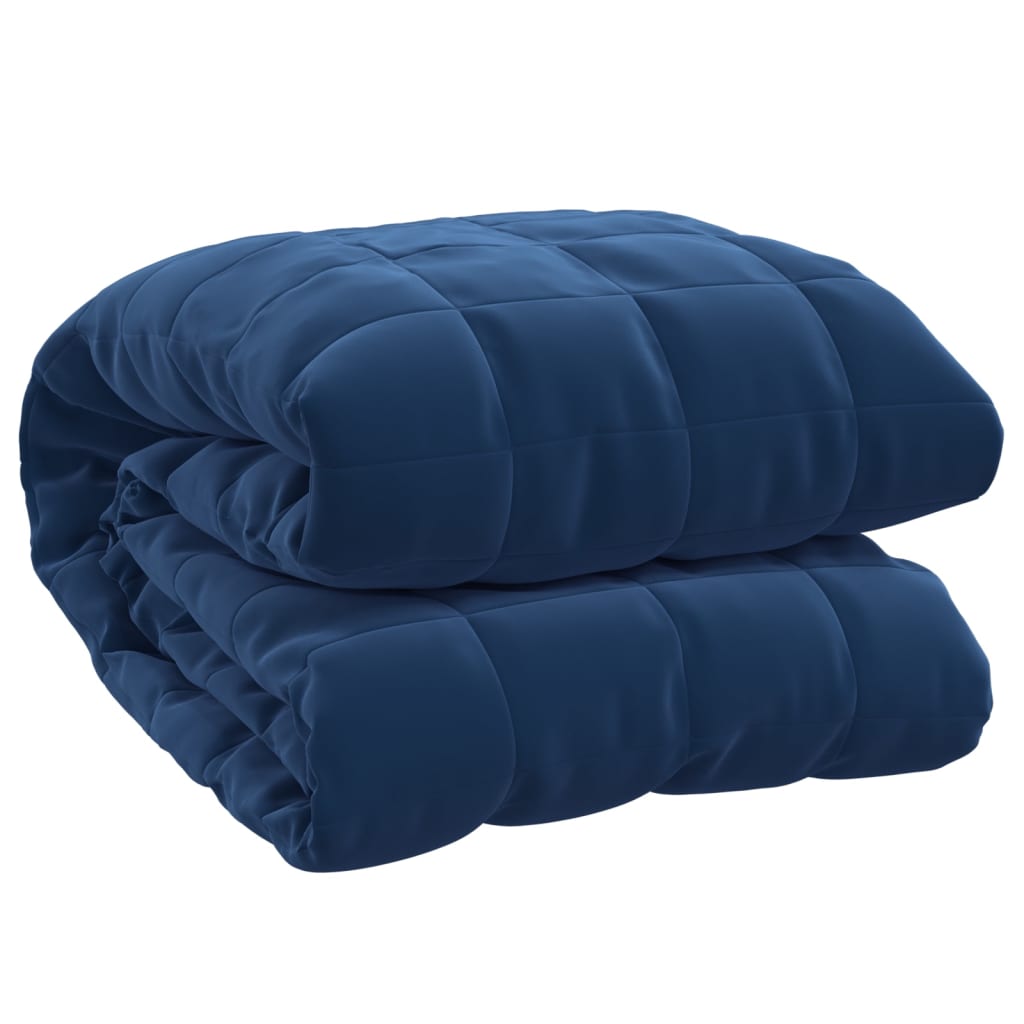 Coperta Ponderata Blu 138x200 cm 6 kg Tessuto - homemem39