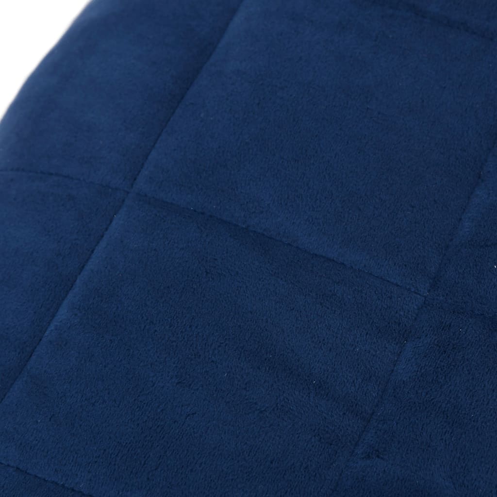 Coperta Ponderata Blu 138x200 cm 6 kg Tessuto - homemem39