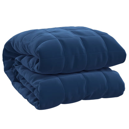 Coperta Ponderata Blu 100x200 cm 9 kg Tessuto - homemem39