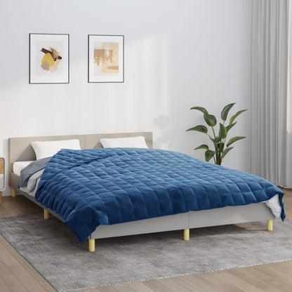 Coperta Ponderata Blu 220x235 cm 15 kg Tessuto - homemem39