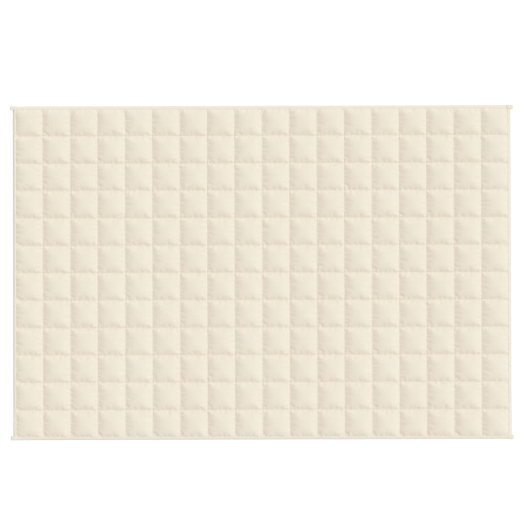 Coperta Ponderata Crema Chiaro 120x180 cm 5 kg Tessuto - homemem39