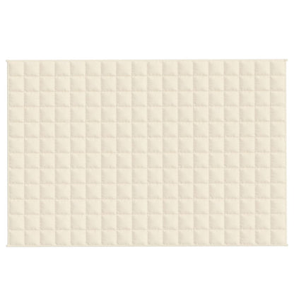 Coperta Ponderata Crema Chiaro 120x180 cm 5 kg Tessuto - homemem39