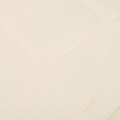 Coperta Ponderata Crema Chiaro 138x200 cm 6 kg Tessuto - homemem39