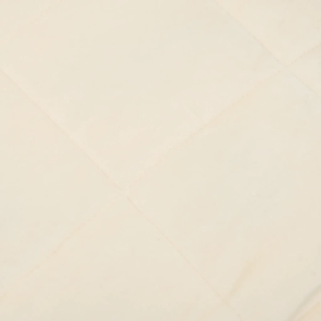 Coperta Ponderata Crema Chiaro 155x220 cm 7 kg Tessuto - homemem39