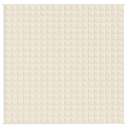 Coperta Ponderata Crema Chiaro 200x200 cm 9 kg Tessuto - homemem39