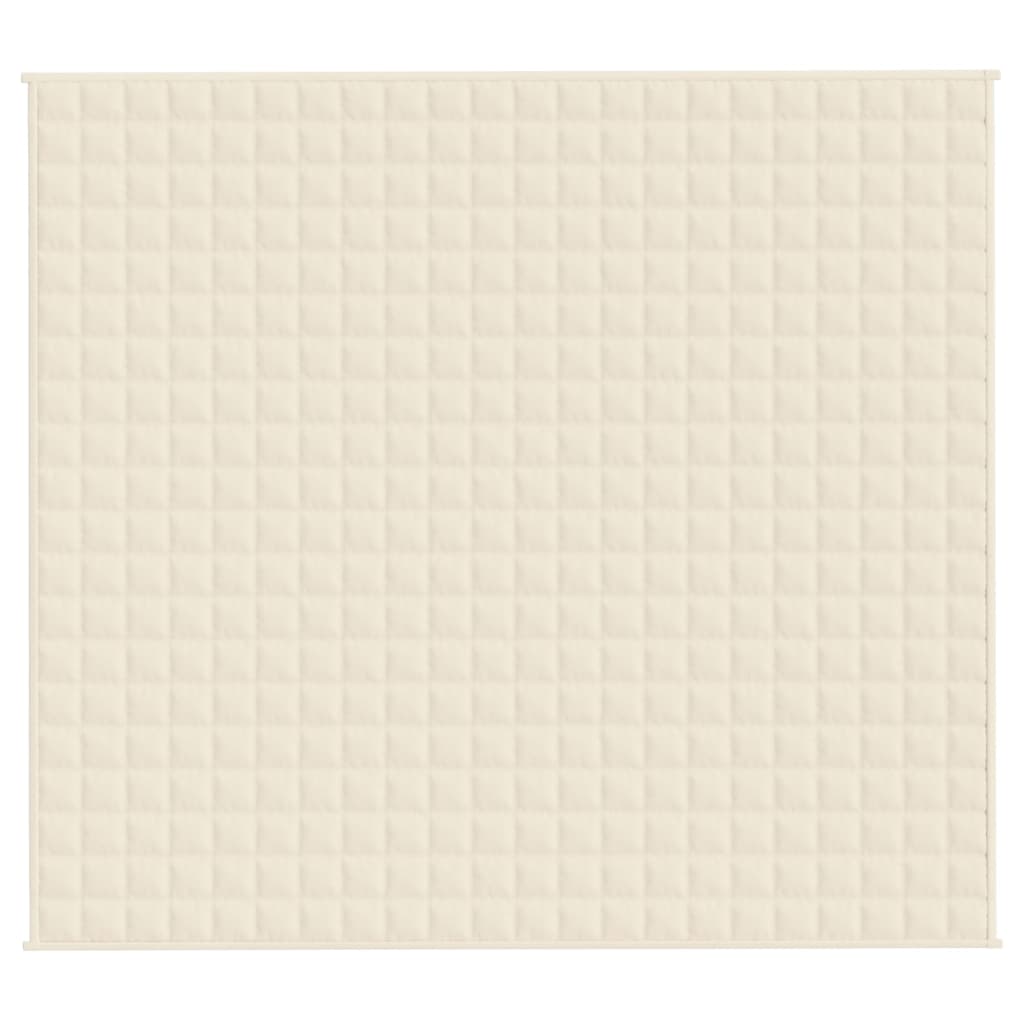 Coperta Ponderata Crema Chiaro 200x225 cm 9 kg Tessuto - homemem39