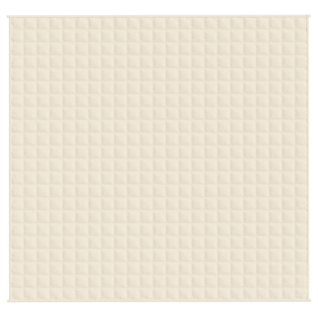 Coperta Ponderata Crema Chiaro 220x235 cm 11 kg Tessuto - homemem39