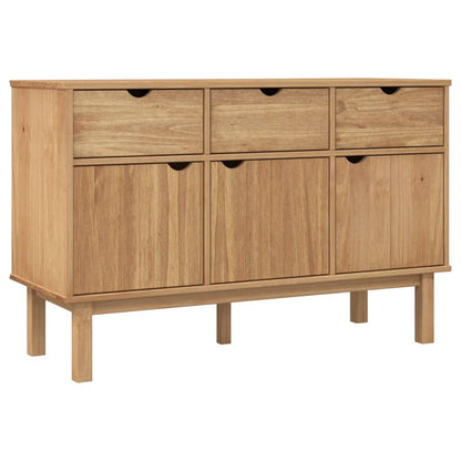 Credenza OTTA 114x43x73,5 cm in Legno Massello di Pino - homemem39