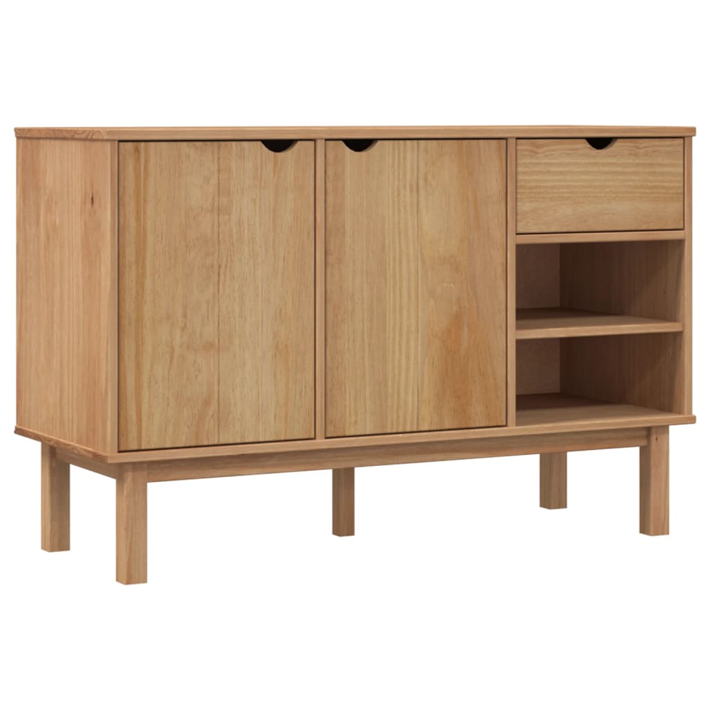 Credenza OTTA 114x43x73,5 cm in Legno Massello di Pino - homemem39