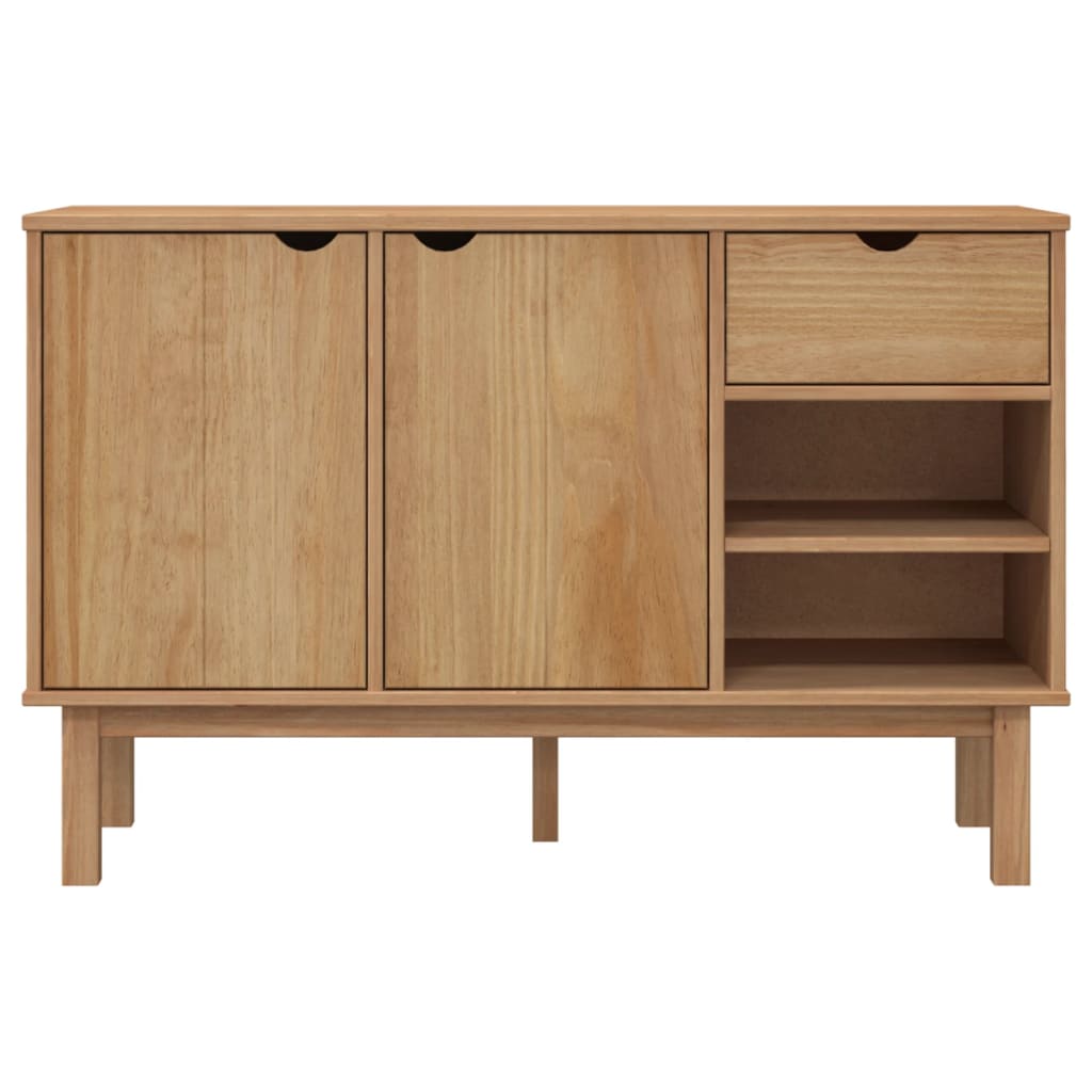 Credenza OTTA 114x43x73,5 cm in Legno Massello di Pino - homemem39