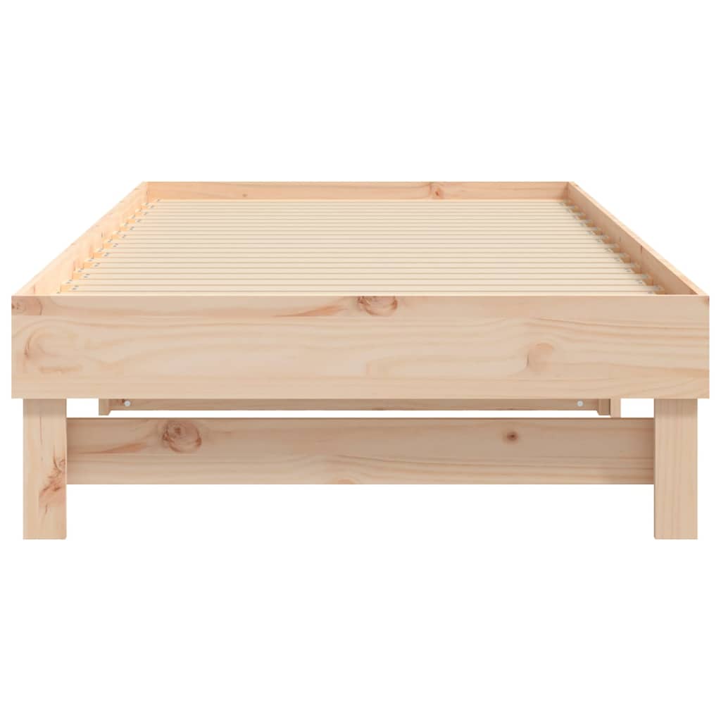 Dormeuse Estraibile 2x(90x190) cm Legno Massello di Pino - homemem39