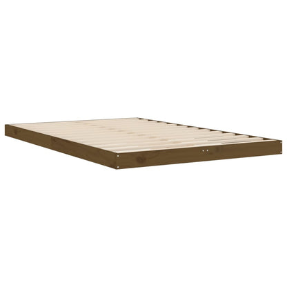 Giroletto Miele 120x190 cm Legno Massello Pino 4FT Small Double - homemem39