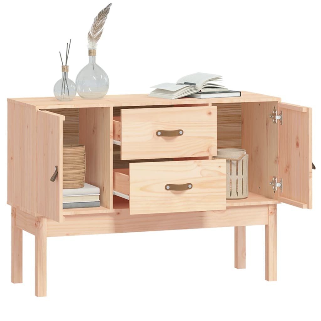 Credenza 110x40x78 cm in Legno Massello di Pino - homemem39