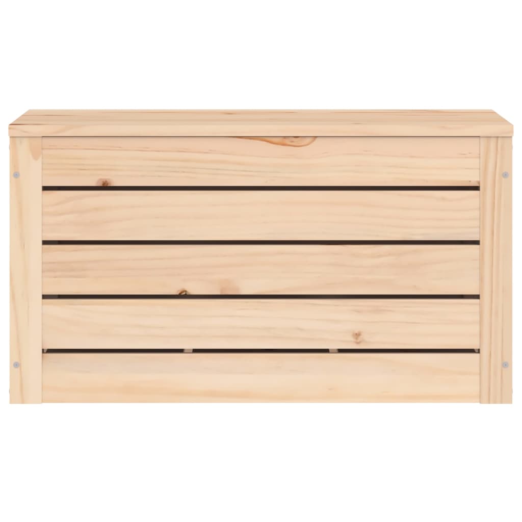 Contenitore Portaoggetti 59,5x36,5x33 cm Legno Massello Pino - homemem39