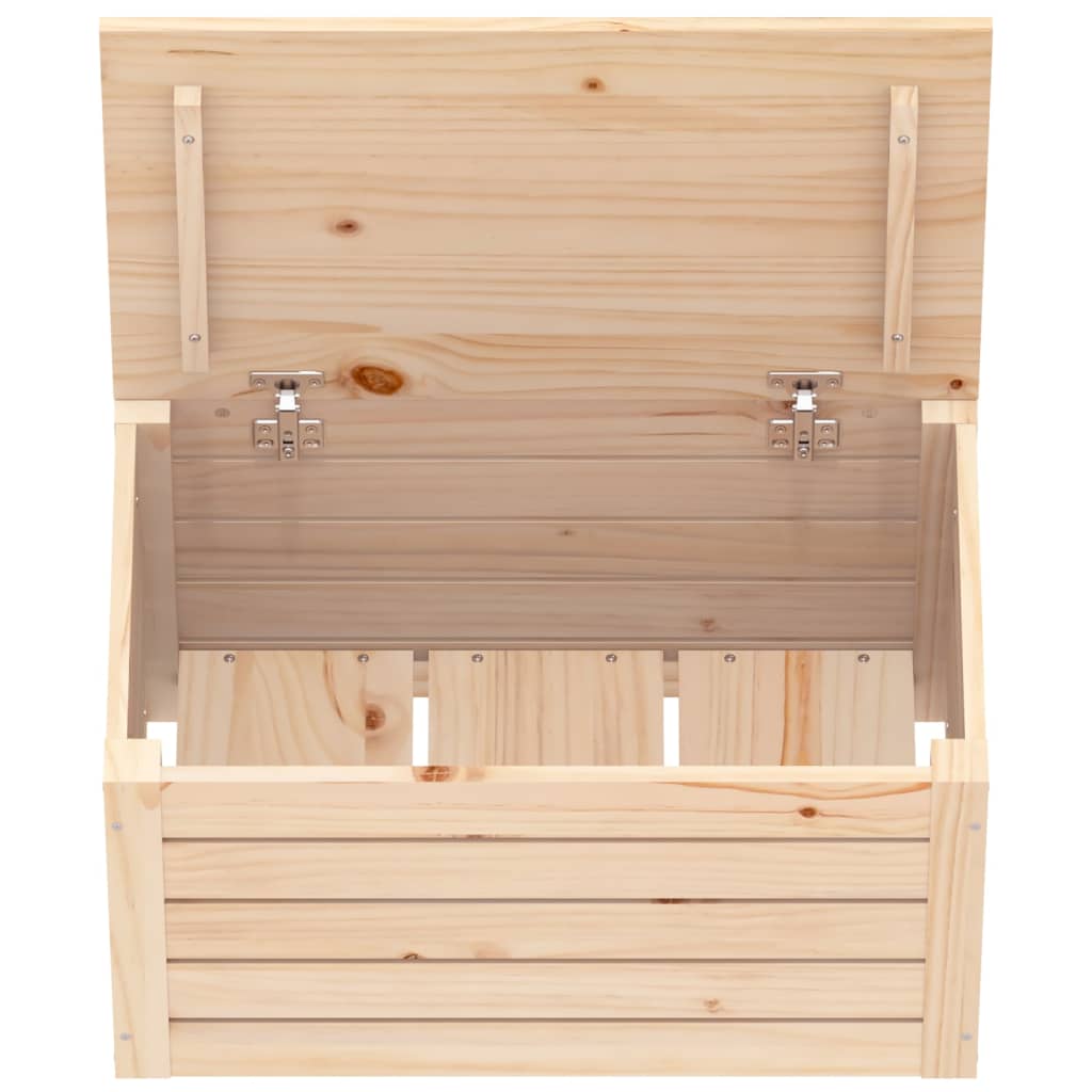 Contenitore Portaoggetti 59,5x36,5x33 cm Legno Massello Pino - homemem39