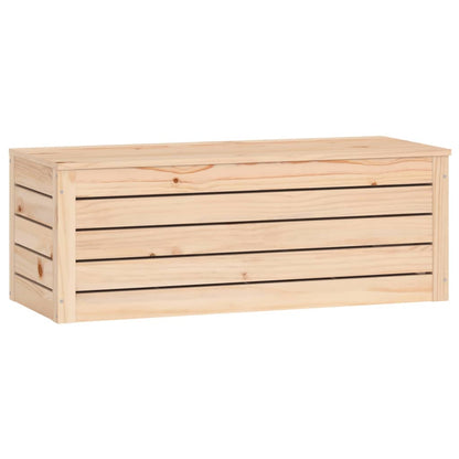 Contenitore Portaoggetti 89x36,5x33 cm Legno Massello Pino - homemem39