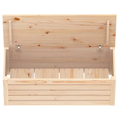 Contenitore Portaoggetti 89x36,5x33 cm Legno Massello Pino - homemem39