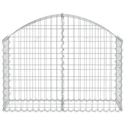 Cesto Gabbione ad Arco 100x30x60/80 cm Ferro Zincato - homemem39