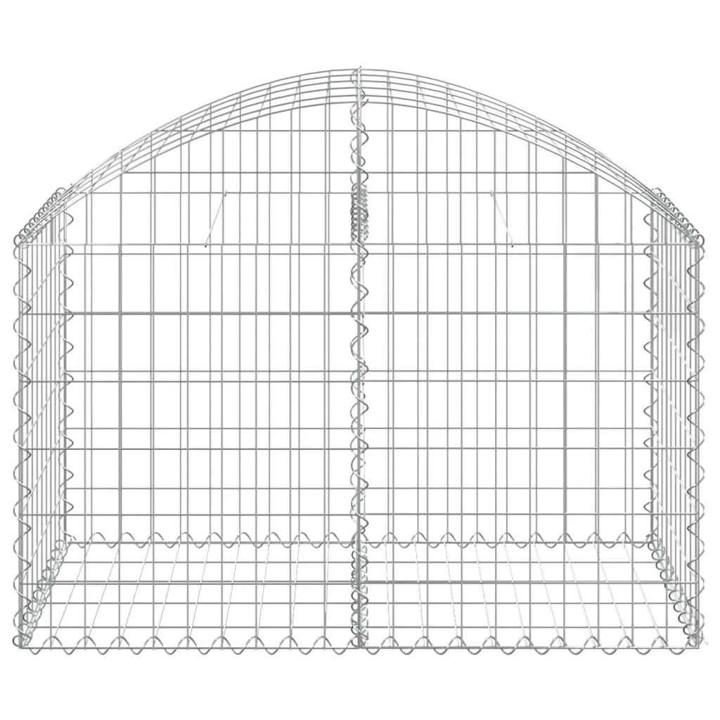 Cesto Gabbione ad Arco 100x50x60/80 cm Ferro Zincato - homemem39