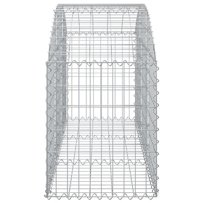 Cesto Gabbione ad Arco 150x50x60/80 cm Ferro Zincato - homemem39