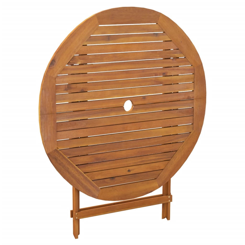 Set da Pranzo per Giardino 5 pz in Legno Massello di Acacia - homemem39